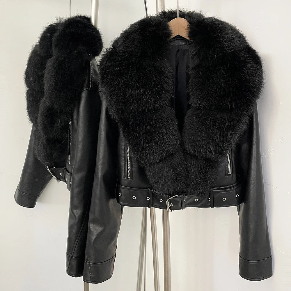 Chaqueta de piel sintética Alessia
