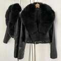Chaqueta de piel sintética Alessia