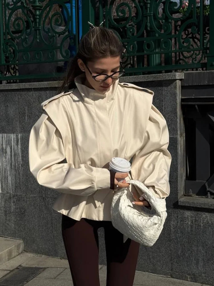 Women’s Cropped Trench Jacket