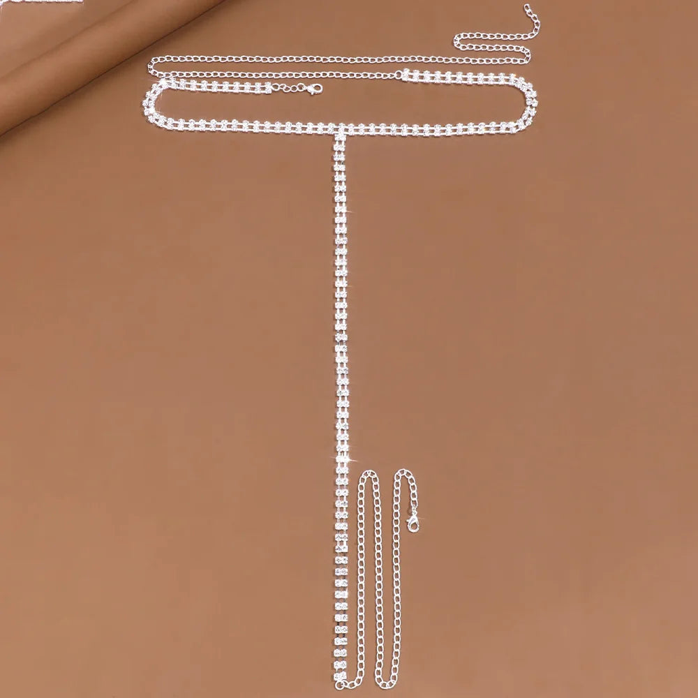 Cadena de cintura con pedrería