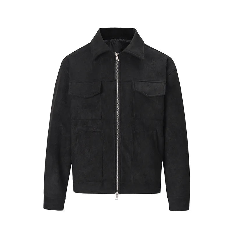 Chaqueta sobrecamisa de ante Noah