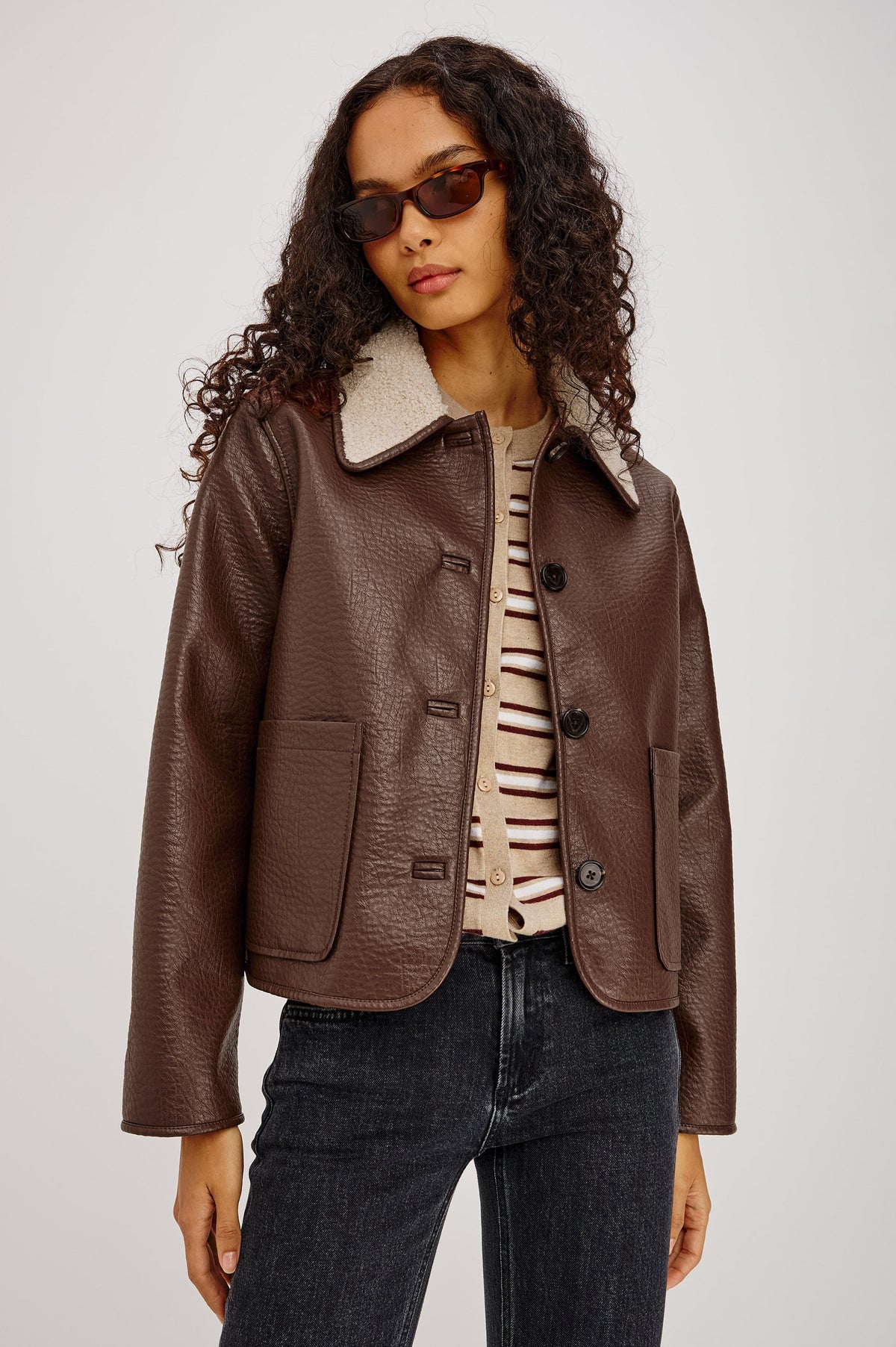 CHAQUETA TERRA - ESPRESSO