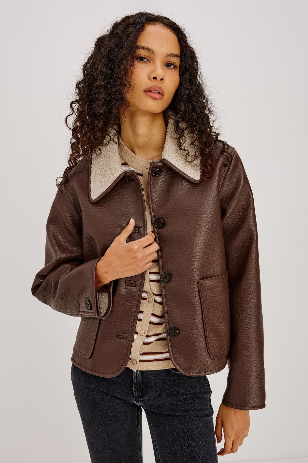 CHAQUETA TERRA - ESPRESSO