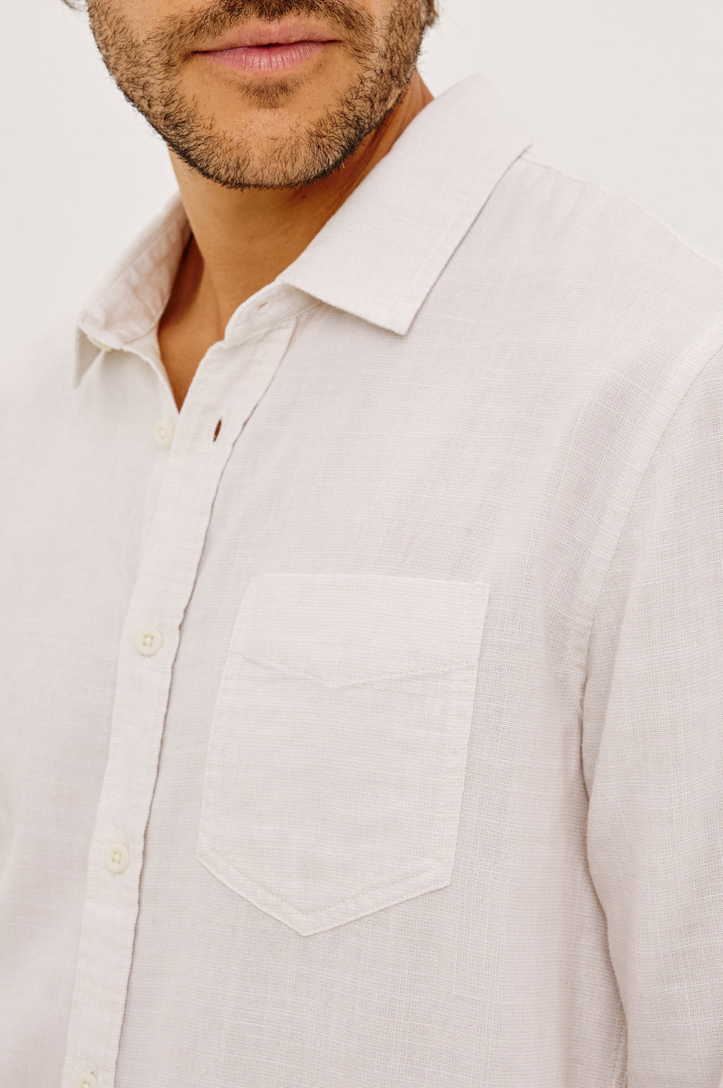 WYATT SHIRT - IVORY ETCH