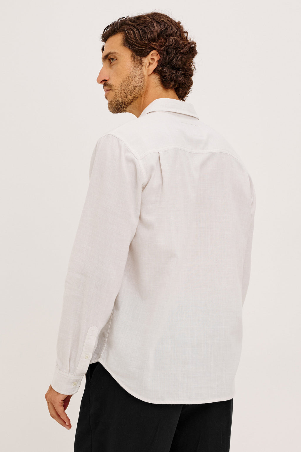 WYATT SHIRT - IVORY ETCH