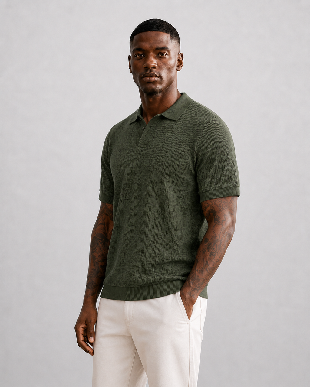 Osvaldo Textured Polo Shirt