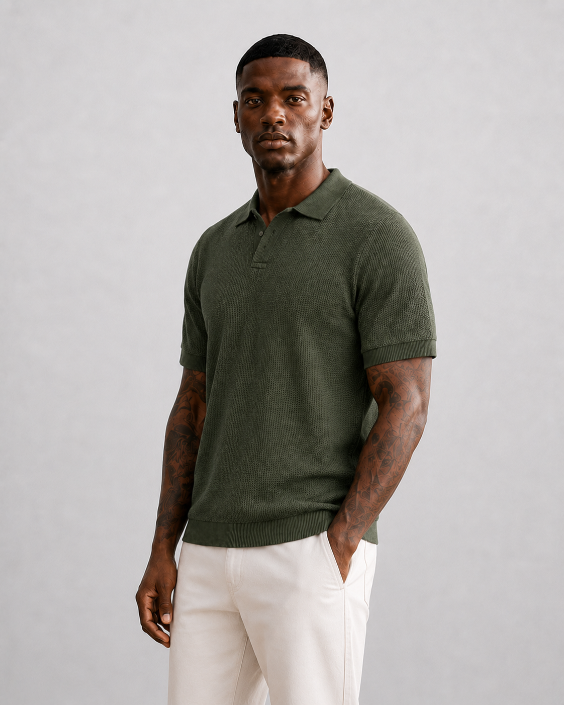 Osvaldo Textured Polo Shirt