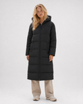 Long Hooded Puffer Jacket — Women's