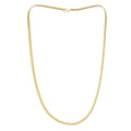 Collar de acero inoxidable cubano para hombre
