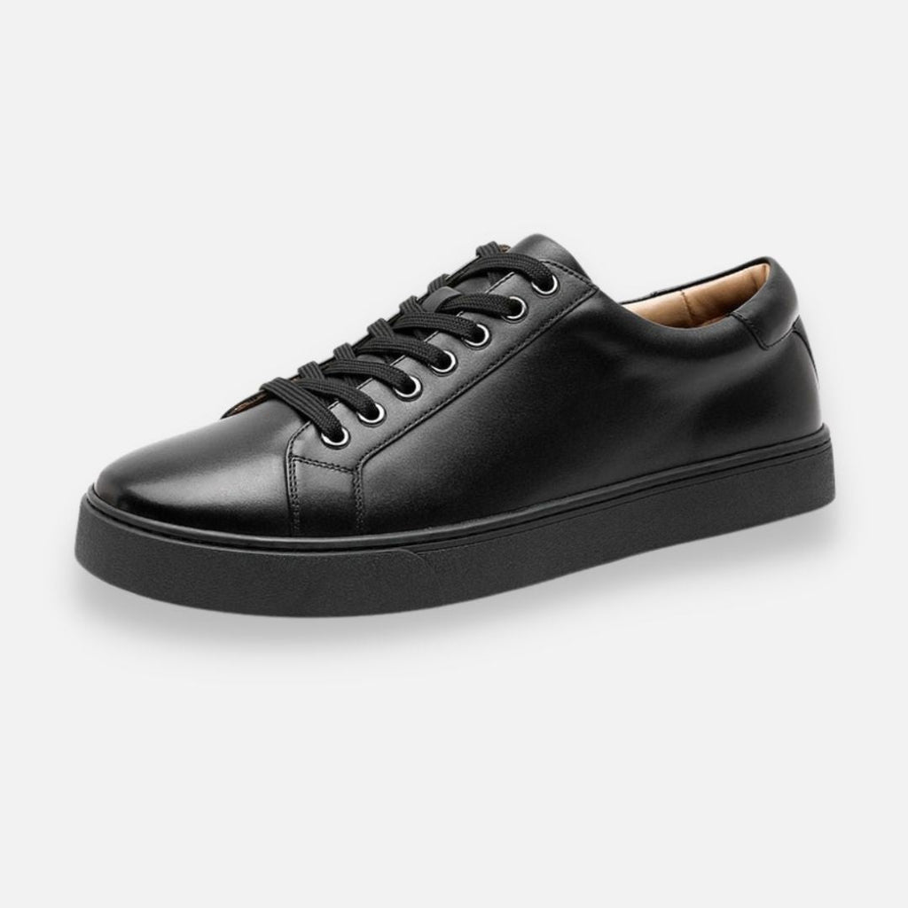 Zapatos Claudio de piel auténtica en color negro