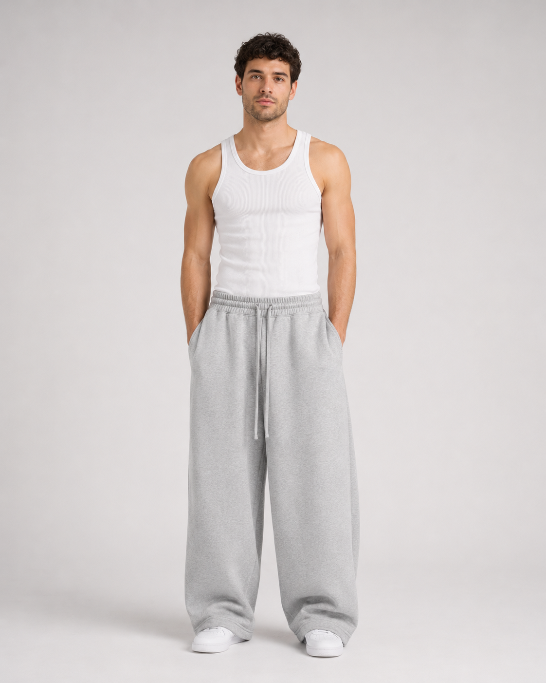 Pantalones de corte ancho