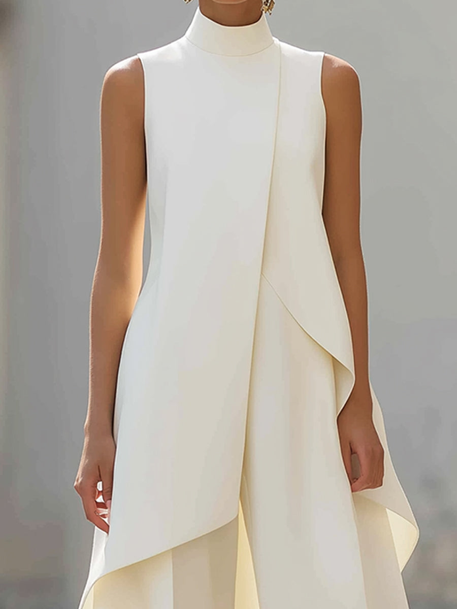 Catalina | High-neck top and palazzo pants set