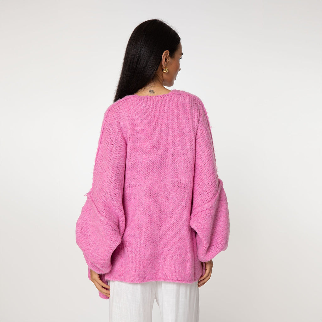 Clarisa Oversized Open-Front Cardigan