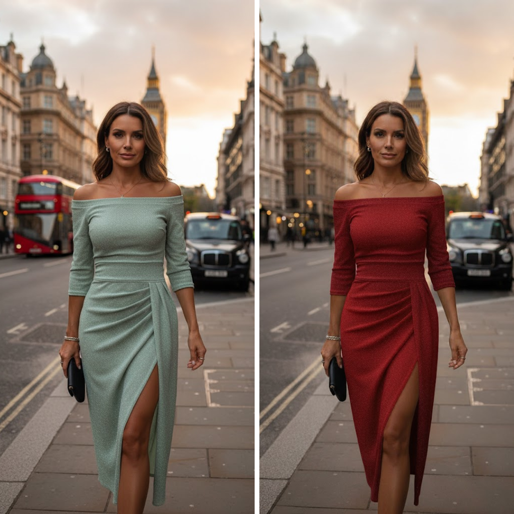 Stella Long Halter-Neck Dress