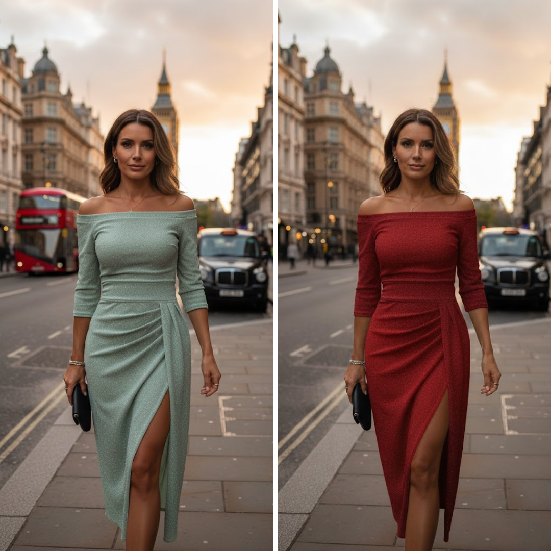 Stella Long Halter-Neck Dress