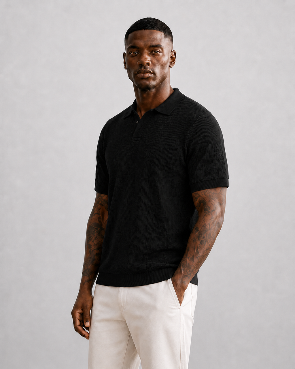 Osvaldo Textured Polo Shirt