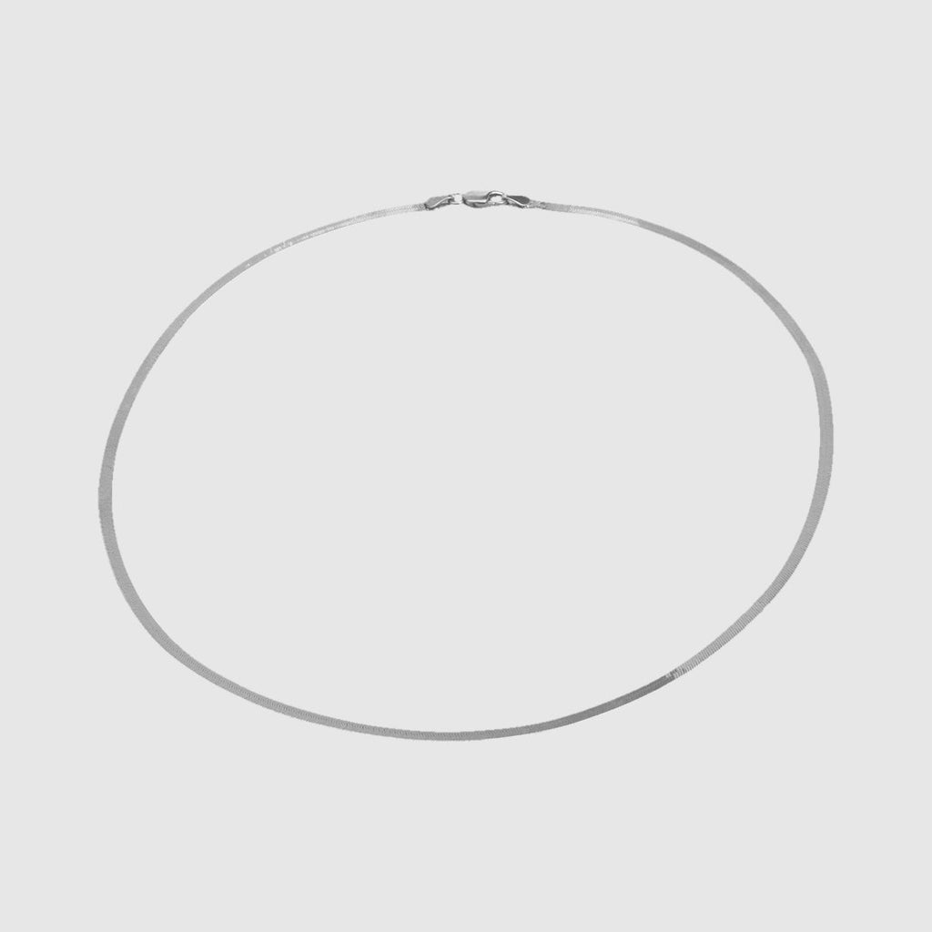 Flat Snake Chain Necklace