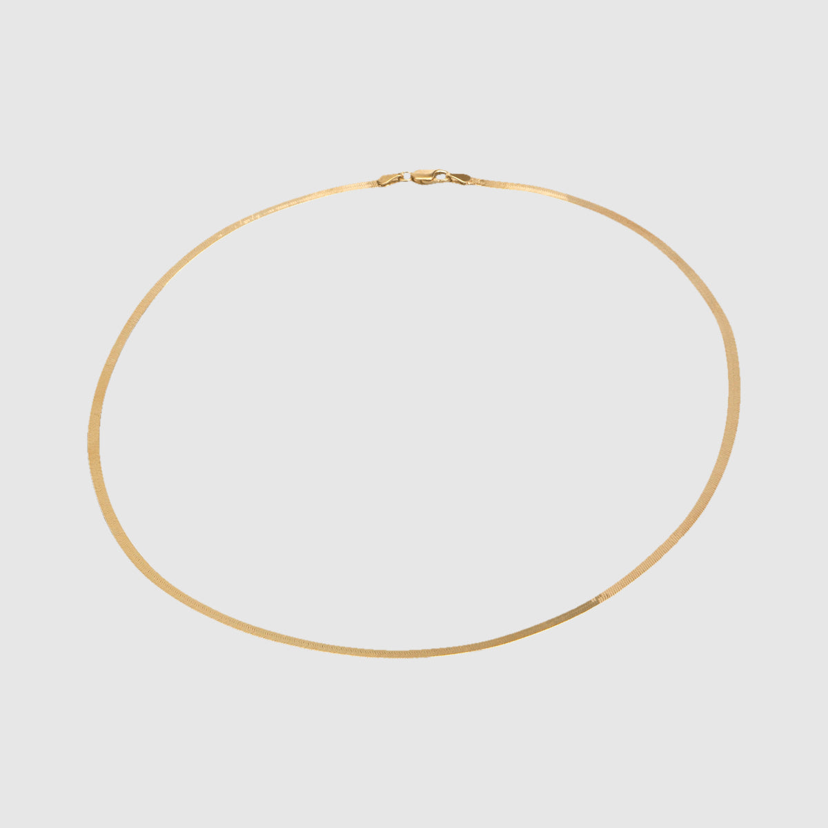 Flat Snake Chain Necklace