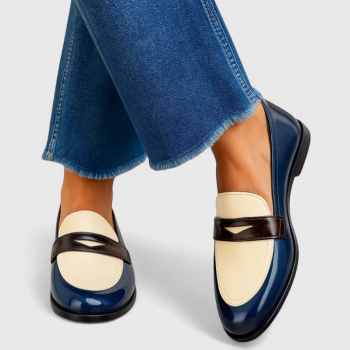 Francesca | Two-Tone Loafers