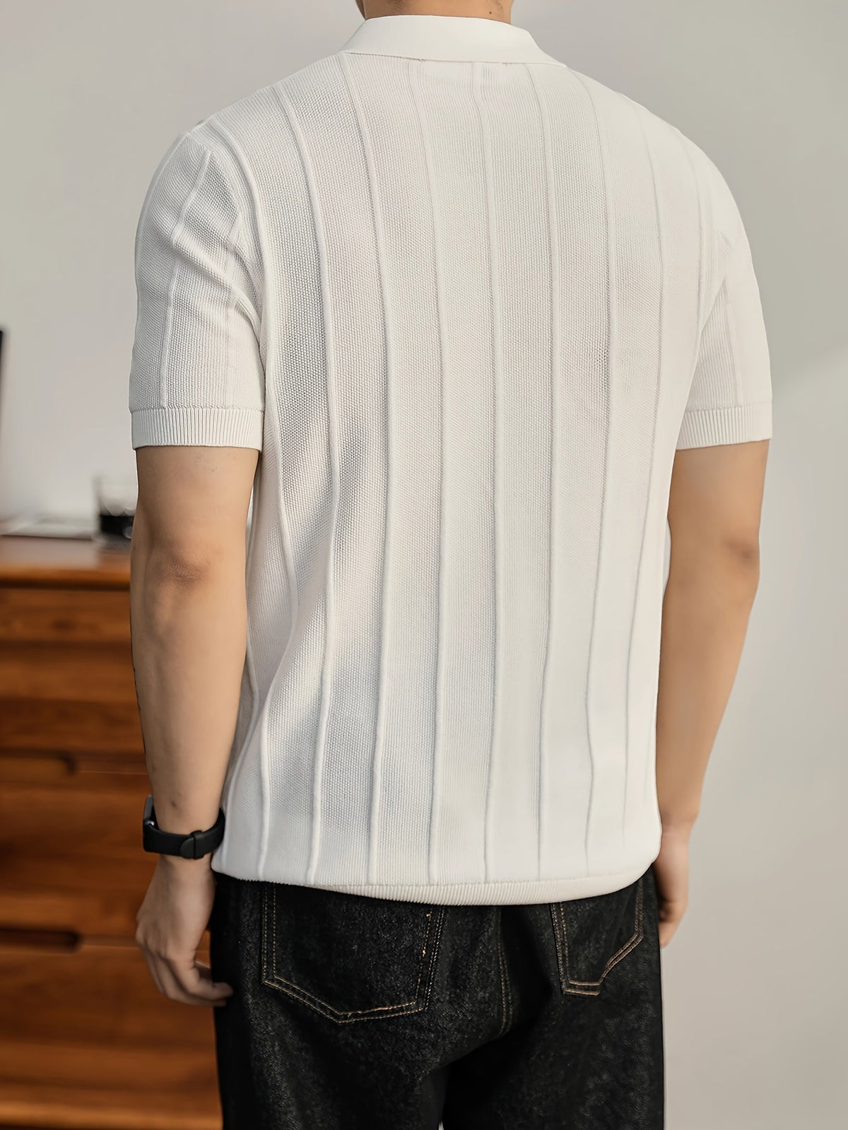 Polo de punto texturizado Leo