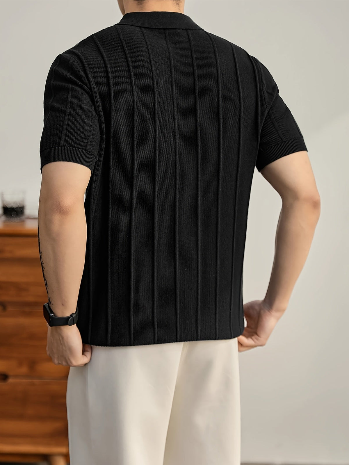 Polo de punto texturizado Leo