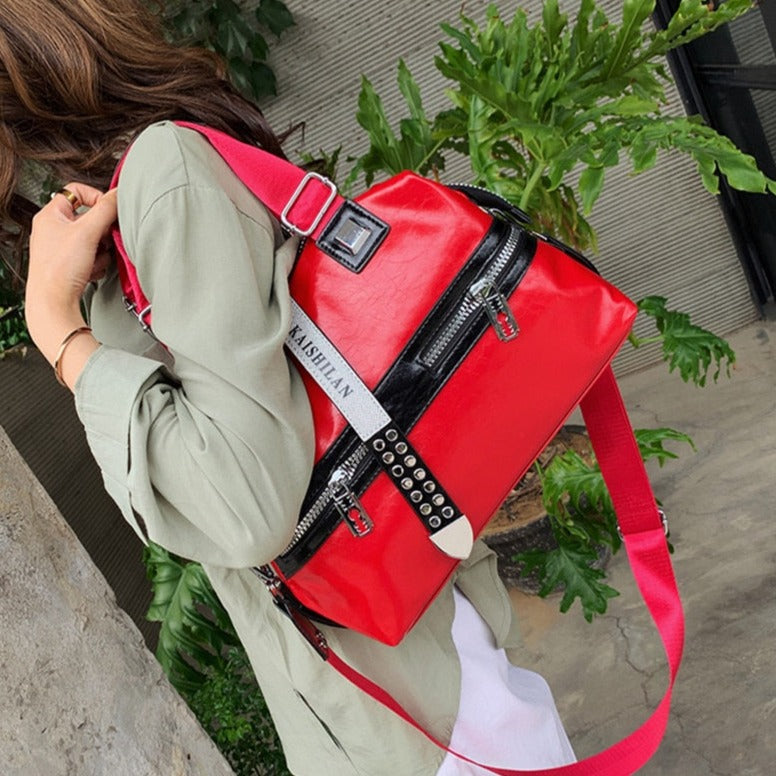 Boston Leather Bag