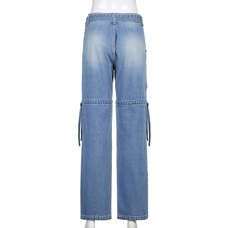 Aesthetic Sashes Jeans