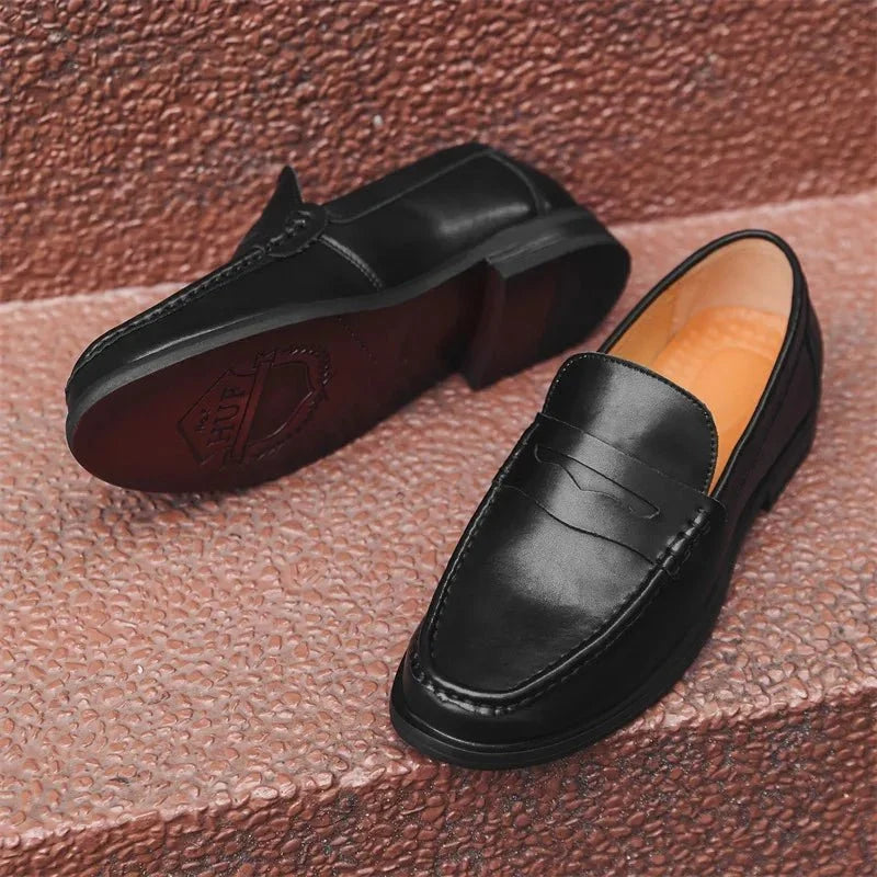 Mocasines casuales tipo "slip-on" de piel sintética