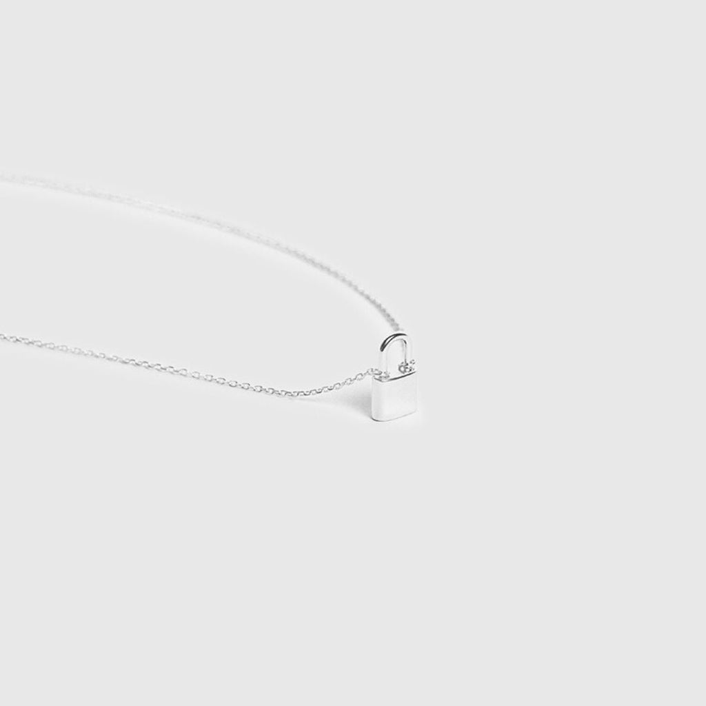 Necklace with Padlock Pendant
