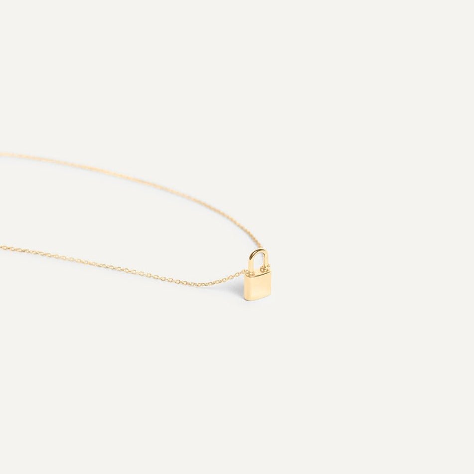 Necklace with Padlock Pendant