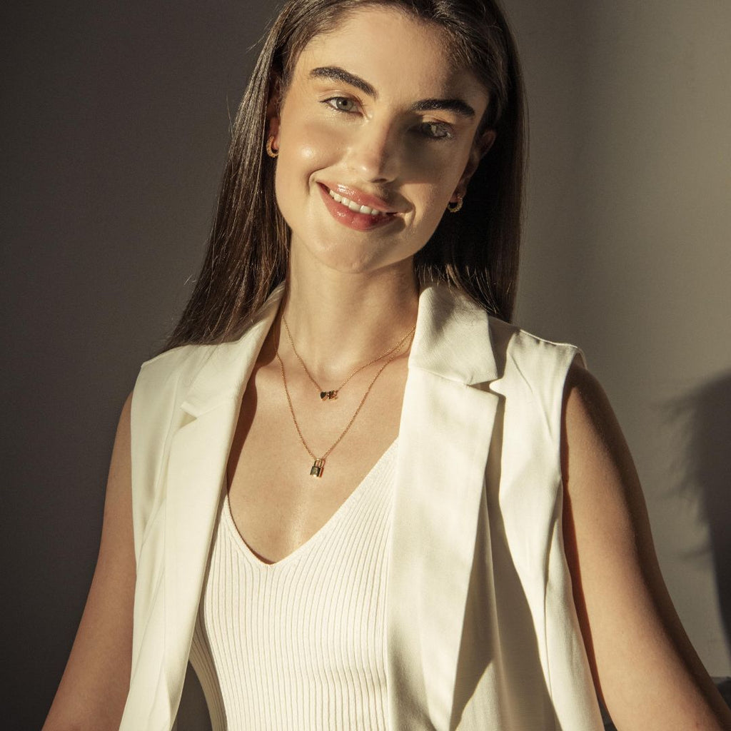 Necklace with Padlock Pendant