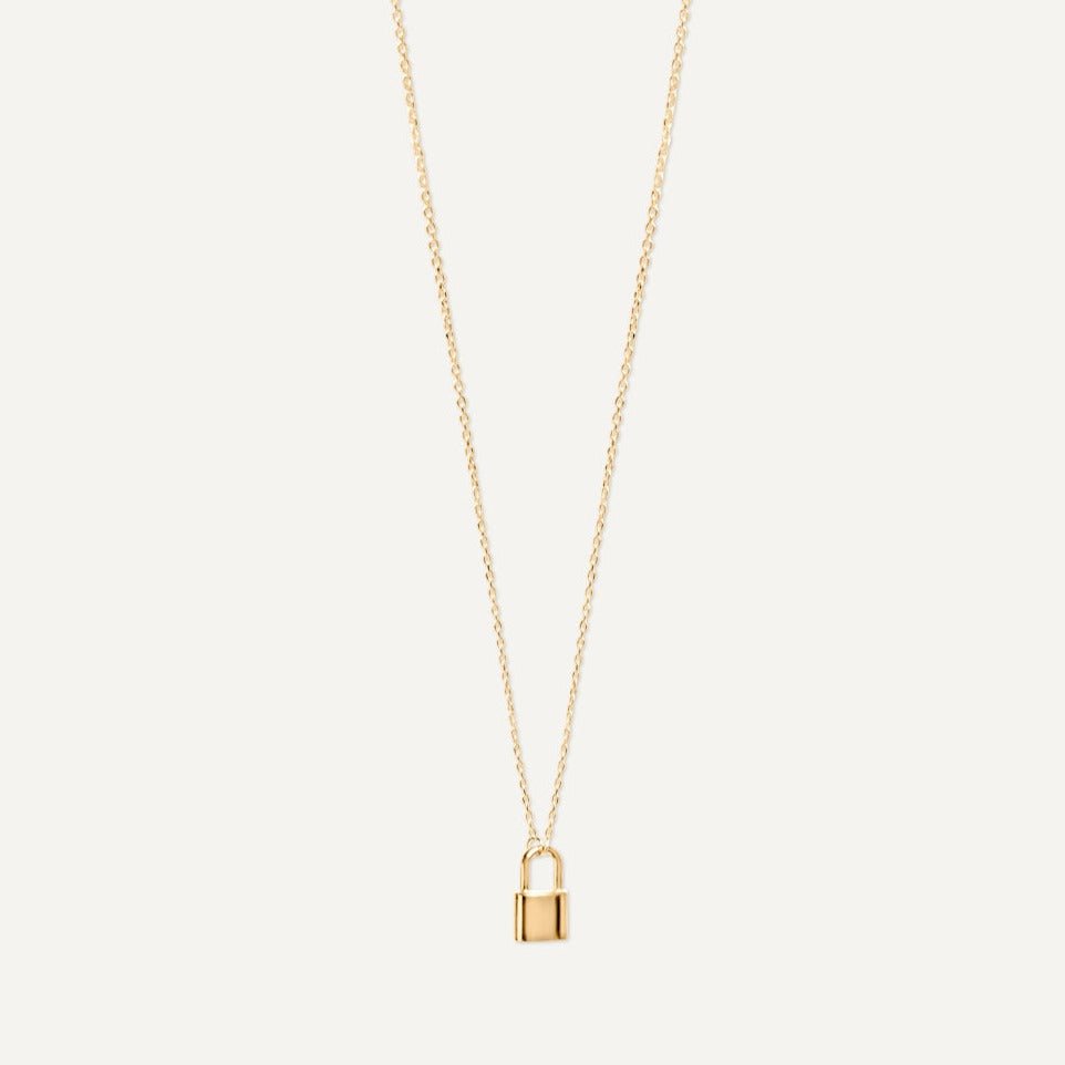 Necklace with Padlock Pendant