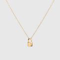Necklace with Padlock Pendant