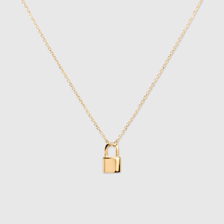 Necklace with Padlock Pendant